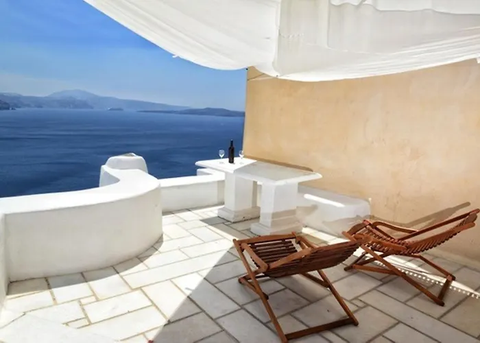 Elegant Santorini House 1 Bedroom Caldera View-outdoor Hot ヴィラ
